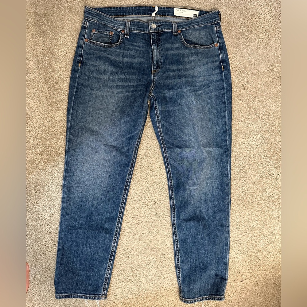 Rag and Bone Dre low rise slim boyfriend Jeans